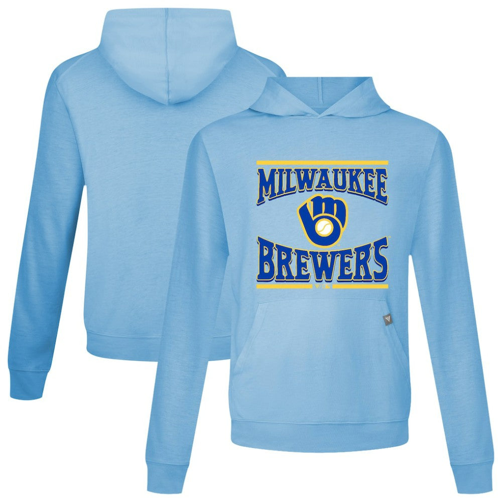 MLB Milwaukee Brewers Levelwear Big Brew Relay Pullover Hoodie