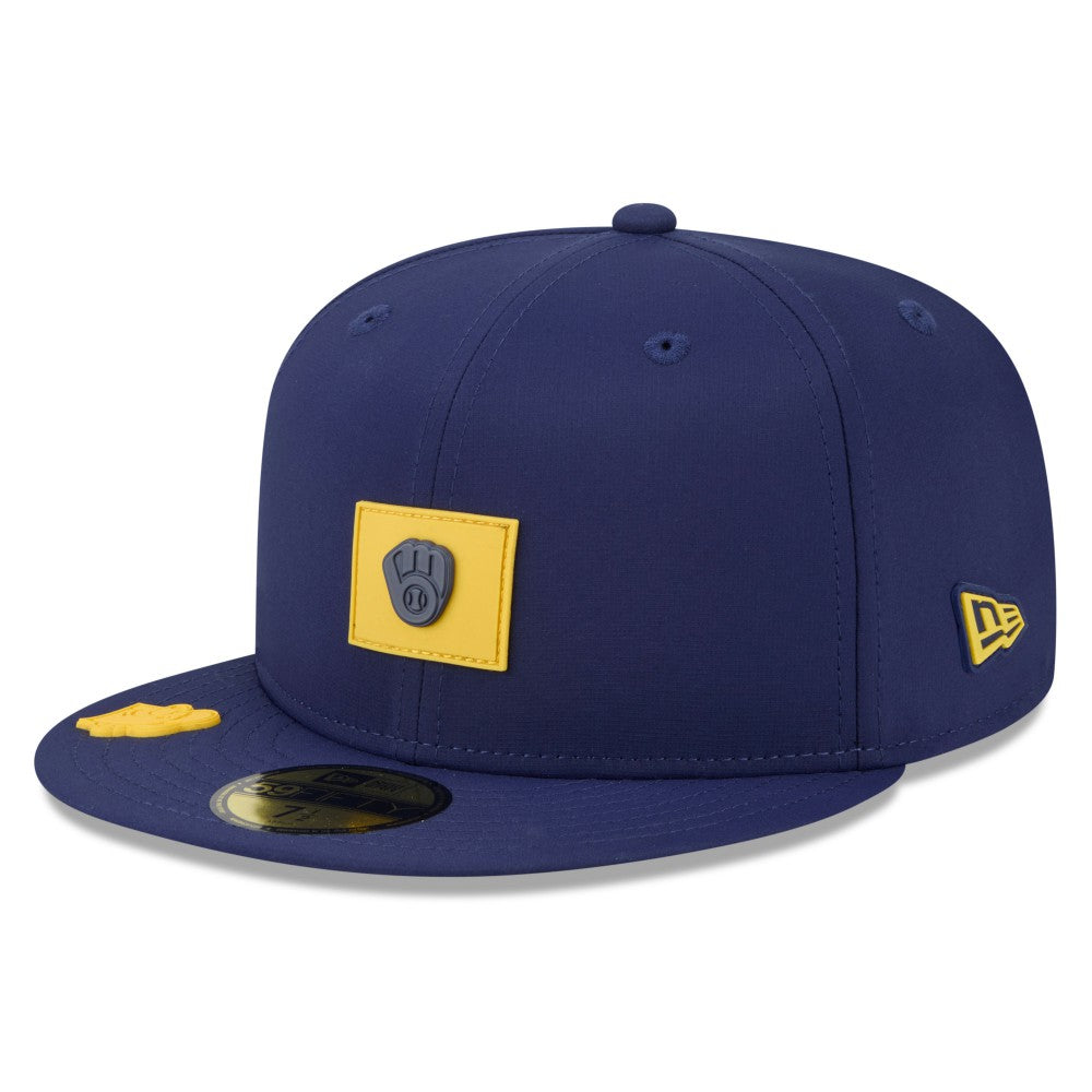 MLB Milwaukee Brewers New Era 2026 Clubhouse 59FIFTY Fitted Hat