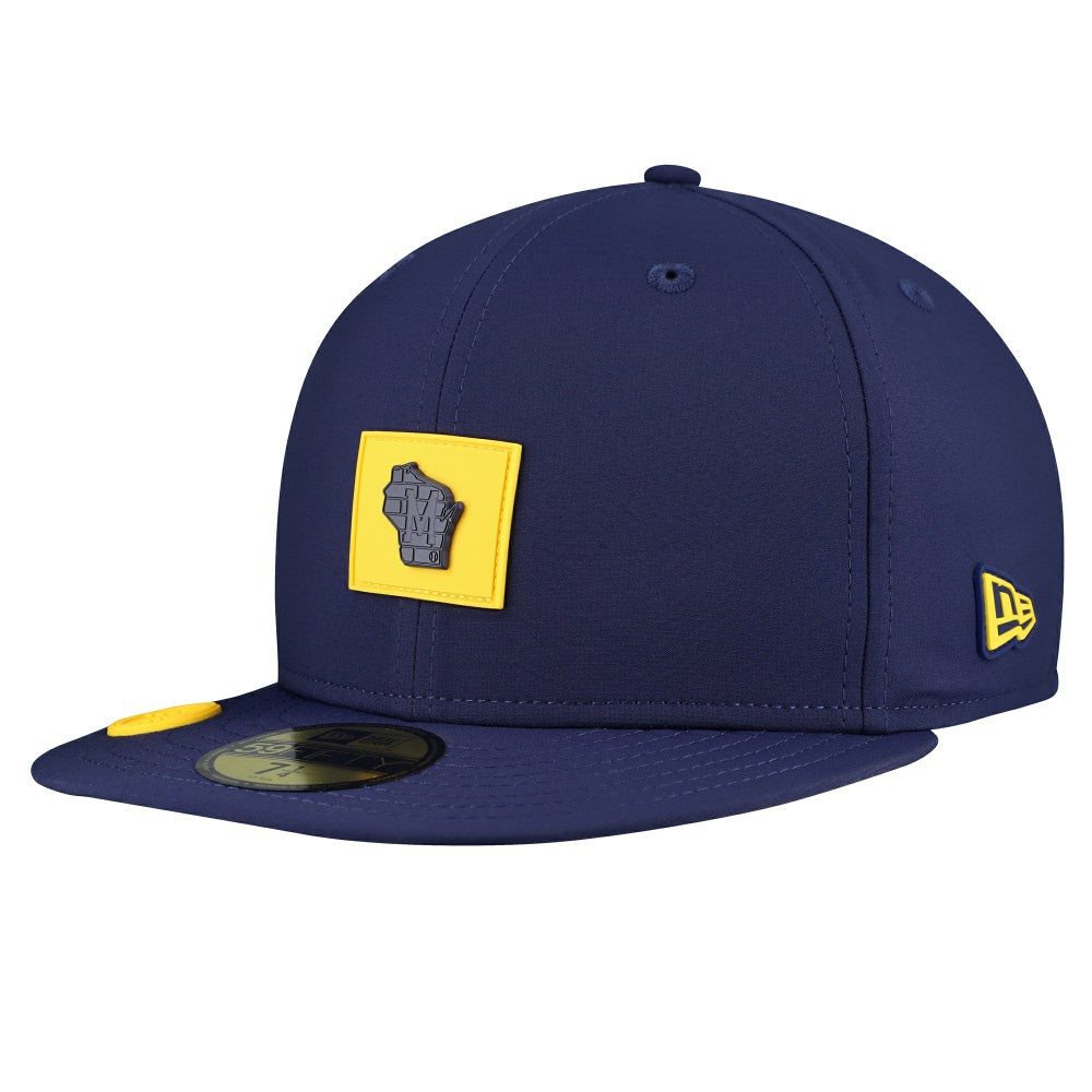 MLB Milwaukee Brewers New Era 2026 Clubhouse Alternate 59FIFTY Fitted Hat