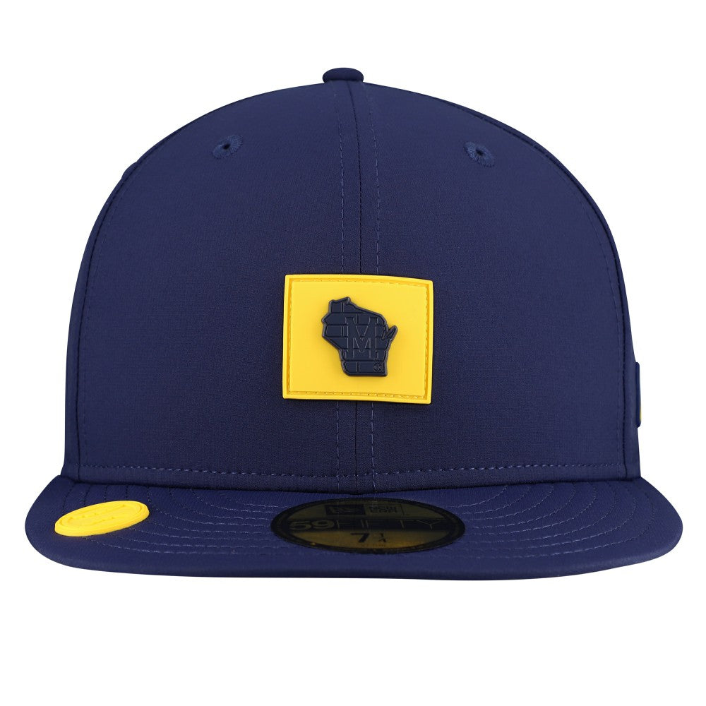 MLB Milwaukee Brewers New Era 2026 Clubhouse Alternate 59FIFTY Fitted Hat