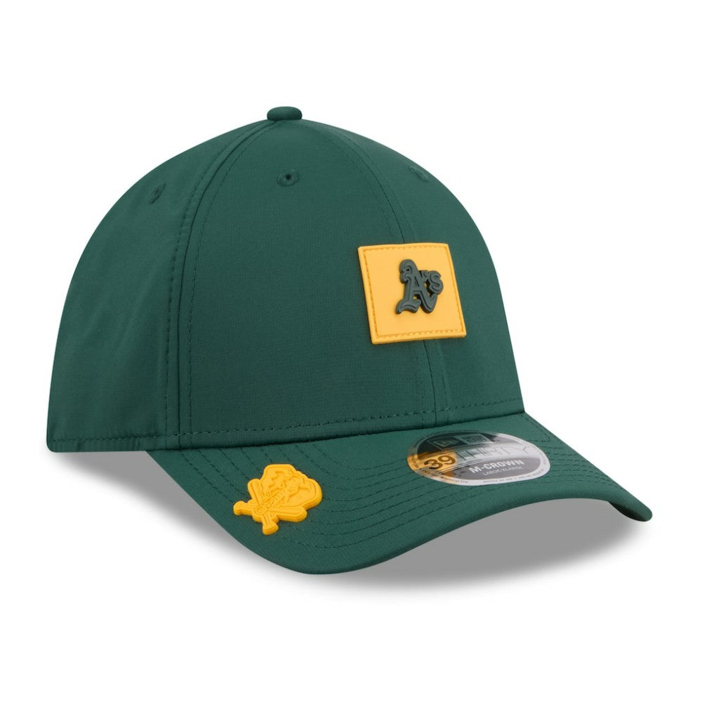 MLB Athletics New Era 2026 Clubhouse M-Crown 39THIRTY Flex Hat