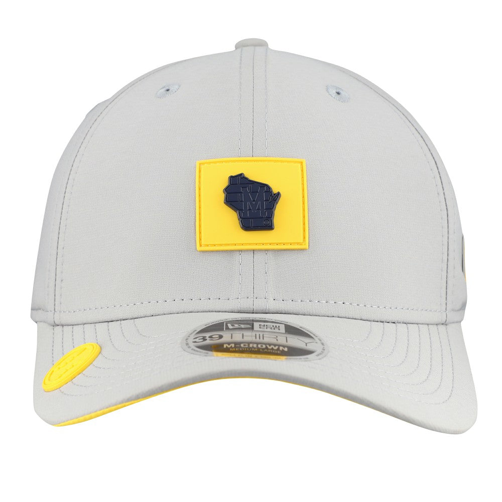 MLB Milwaukee Brewers New Era 2026 Clubhouse Alternate 39THIRTY Flex Hat