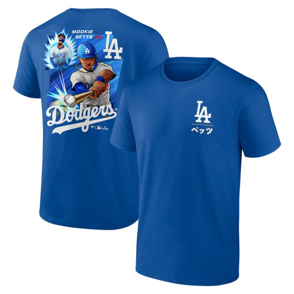 MLB Mookie Betts Los Angeles Dodgers Anime Graphic T-Shirt