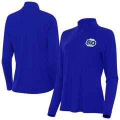 Antigua Women's 50th Season Intent Quarter-Zip Pullover - Seattle Seahawks