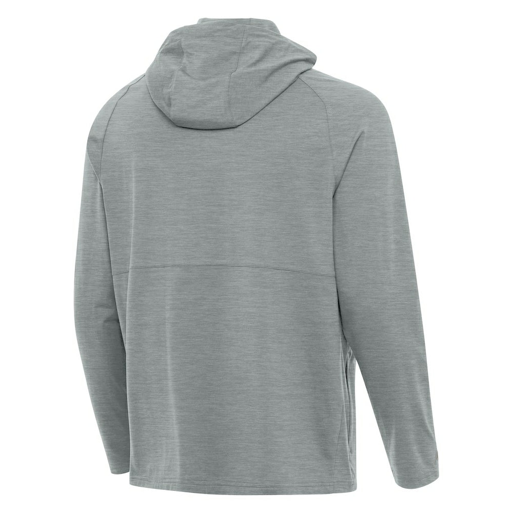 Antigua 50th Season Spikes Raglan Quarter-Zip Hoodie - Seattle Seahawks