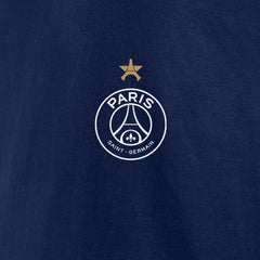 Paris Saint-Germain 2025 Champions League Winners Eiffel Star T-Shirt -  Navy