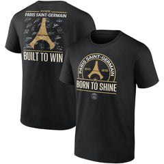 Paris Saint-Germain 2025 Champions League Winners Signature Roster T-Shirt -  Black
