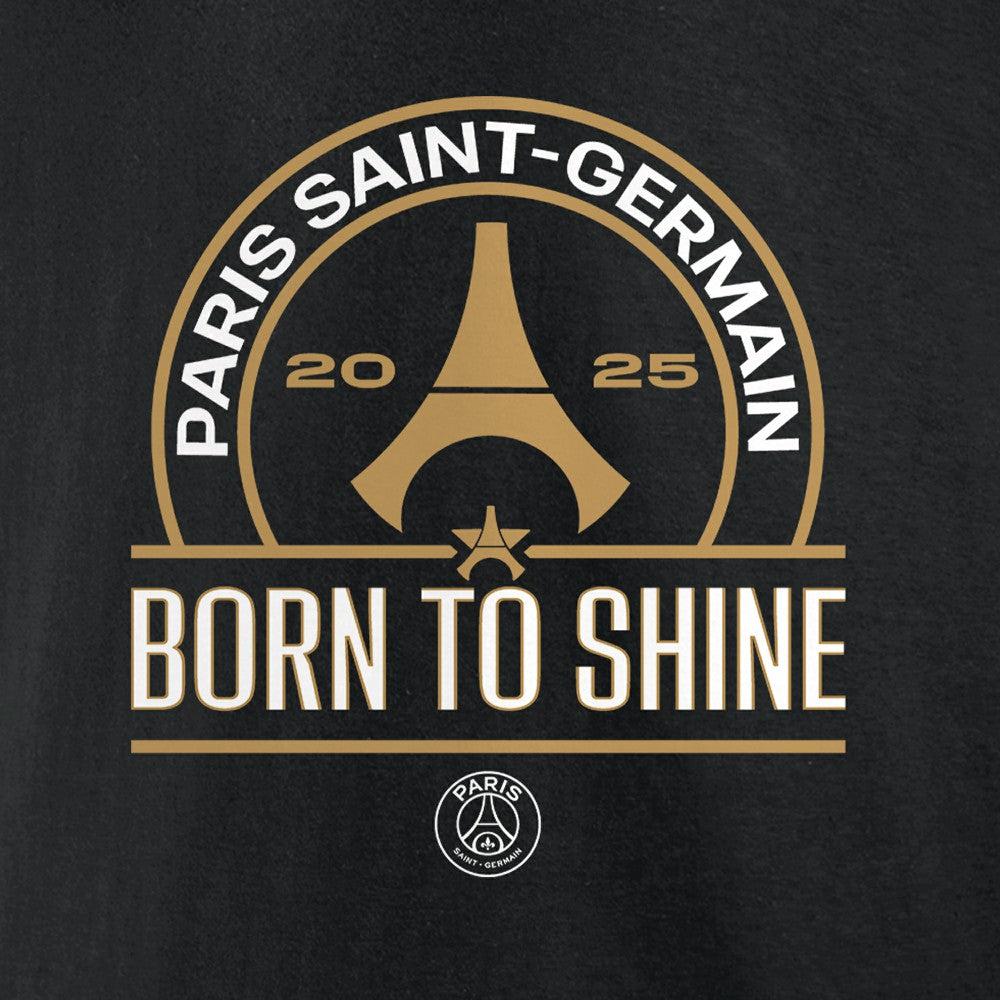 Paris Saint-Germain 2025 Champions League Winners Signature Roster T-Shirt -  Black