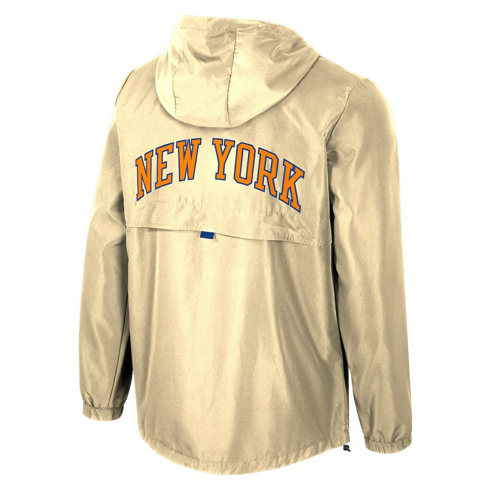 NBA New York Knicks Stadium Essentials Unisex 2025/26 City Edition Compete Quarter-Zip Hoodie Jacket