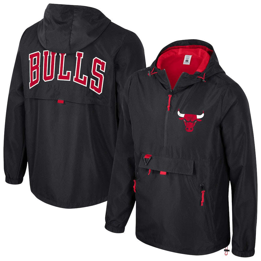 NBA Chicago Bulls Stadium Essentials Unisex Compete Quarter-Zip Hoodie Jacket
