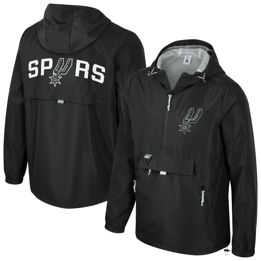 NBA San Antonio Spurs Stadium Essentials Unisex Compete Quarter-Zip Hoodie Jacket