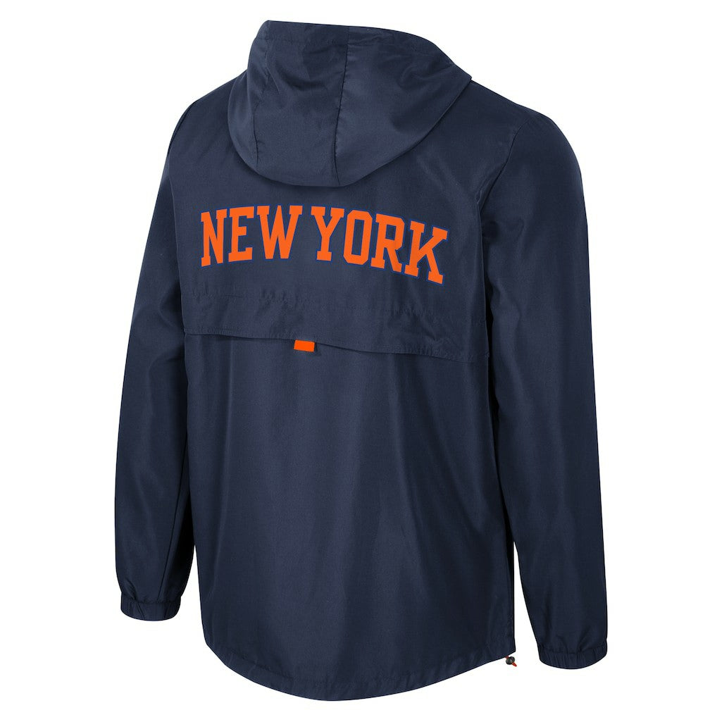 NBA New York Knicks Stadium Essentials Unisex Compete Quarter-Zip Hoodie Jacket