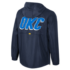 NBA Oklahoma City Thunder Stadium Essentials Unisex Compete Quarter-Zip Hoodie Jacket