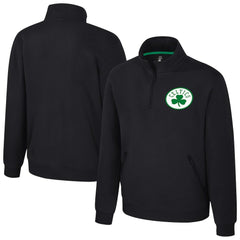 NBA Boston Celtics Stadium Essentials Unisex Varsity Trainer Quarter-Zip Pullover