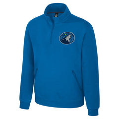 NBA Minnesota Timberwolves Stadium Essentials Unisex Varsity Trainer Quarter-Zip Pullover