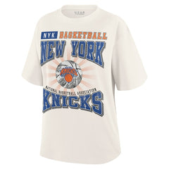 NBA New York Knicks WEAR by Erin Andrews Women's Ball Boyfriend T-Shirt