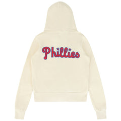 MLB Philadelphia Phillies Aviator Nation x MLB Unisex Five-Stripe Tri-Blend Full-Zip Hoodie