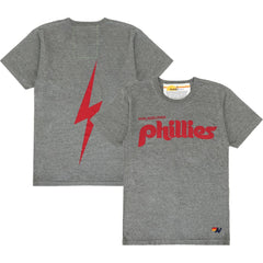 MLB Philadelphia Phillies Aviator Nation x MLB Unisex Bolt Tri-Blend T-Shirt
