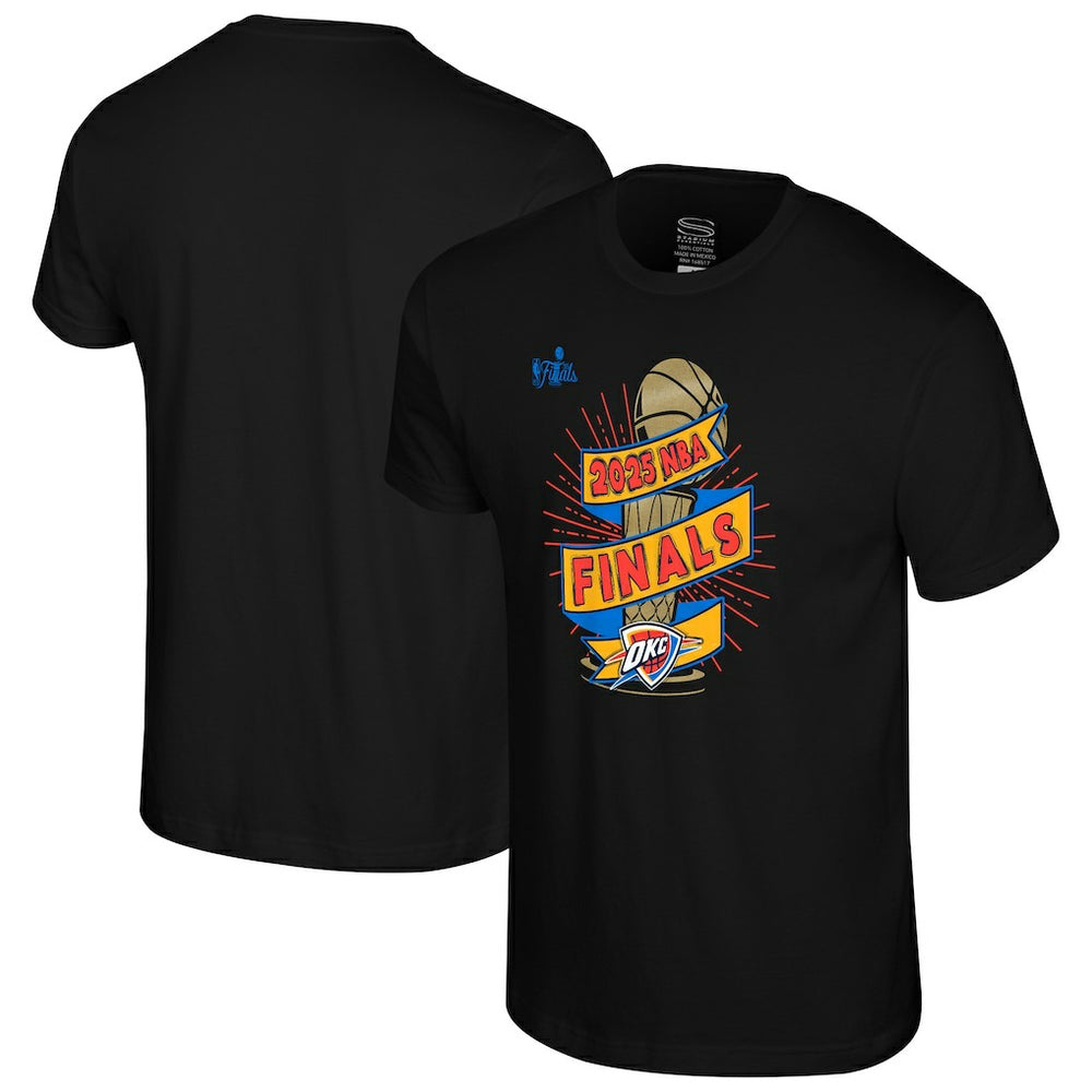 NBA Oklahoma City Thunder Stadium Essentials Unisex 2025 NBA Finals Clutch T-Shirt
