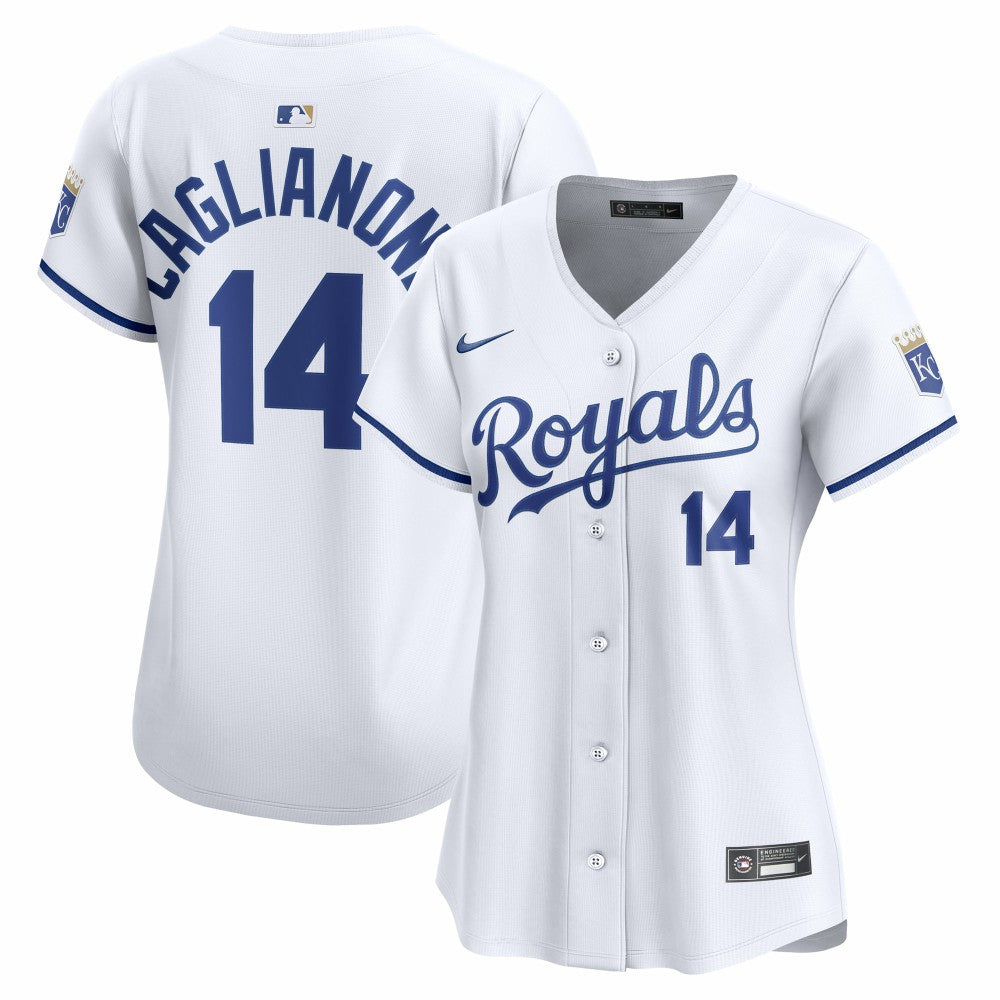 MLB Jac Caglianone Kansas City Royals Nike Women's Home Limited Player Jersey