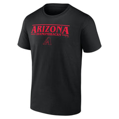 MLB Arizona Diamondbacks Stranger Things Logo Lockup T-Shirt