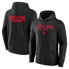 MLB Tampa Bay Rays Stranger Things Logo Lockup Pullover Hoodie