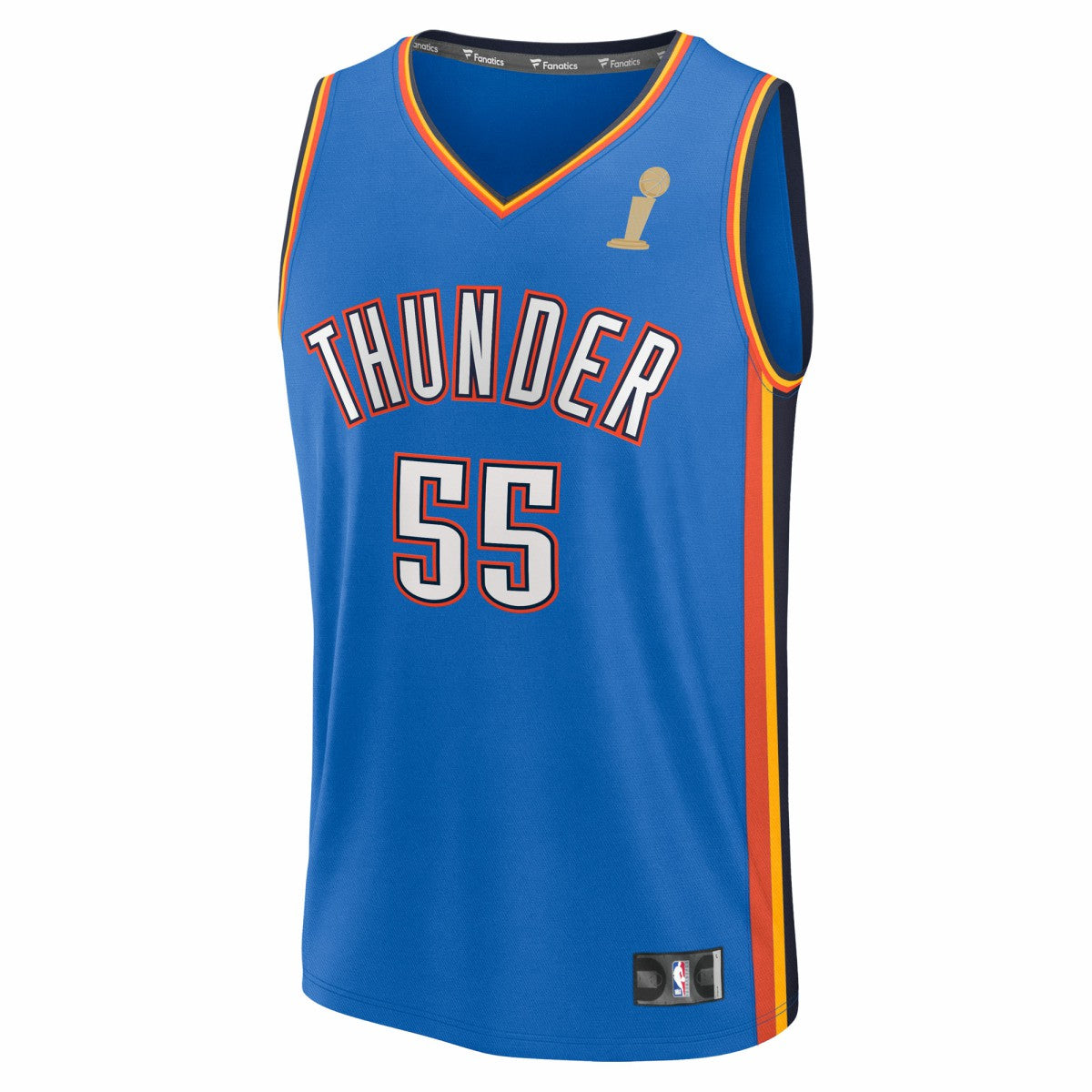 NBA Isaiah Hartenstein Oklahoma City Thunder 2025 NBA Finals Champions Fast Break Replica Player Jersey