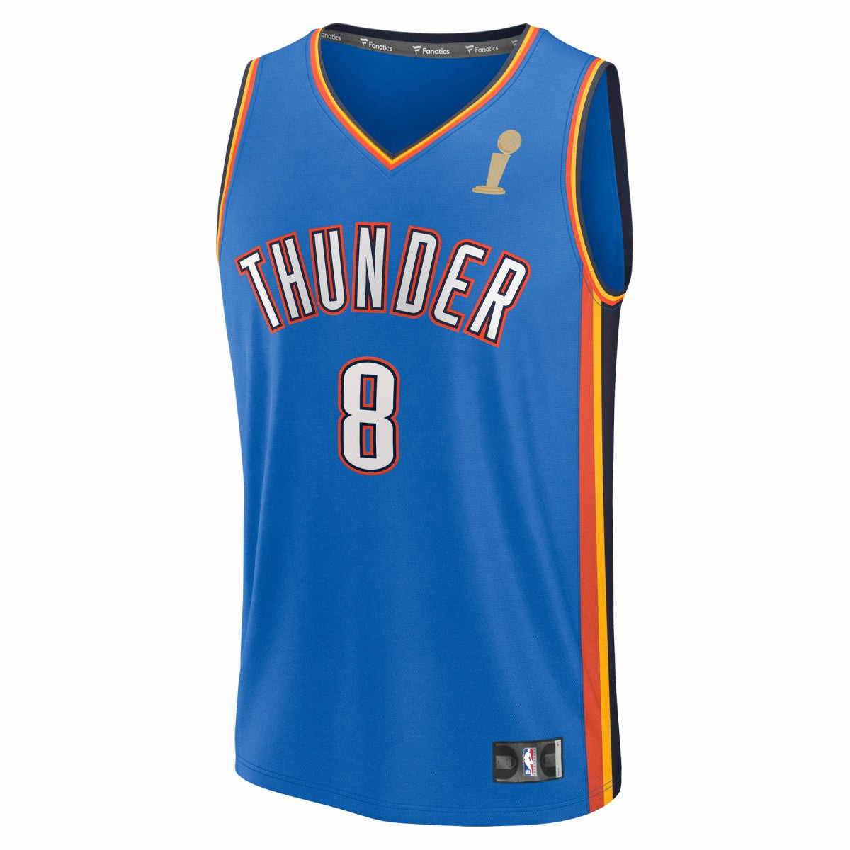 NBA Jalen Williams Oklahoma City Thunder 2025 NBA Finals Champions Fast Break Replica Player Jersey