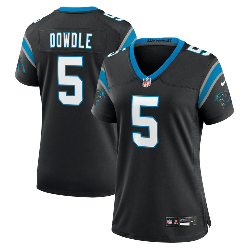 Rico Dowdle  Women's Team Game Jersey - Carolina Panthers
