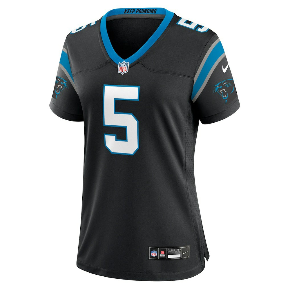Rico Dowdle  Women's Team Game Jersey - Carolina Panthers