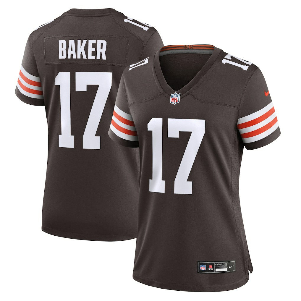 Jerome Baker  Women's Team Game Jersey - Cleveland Browns
