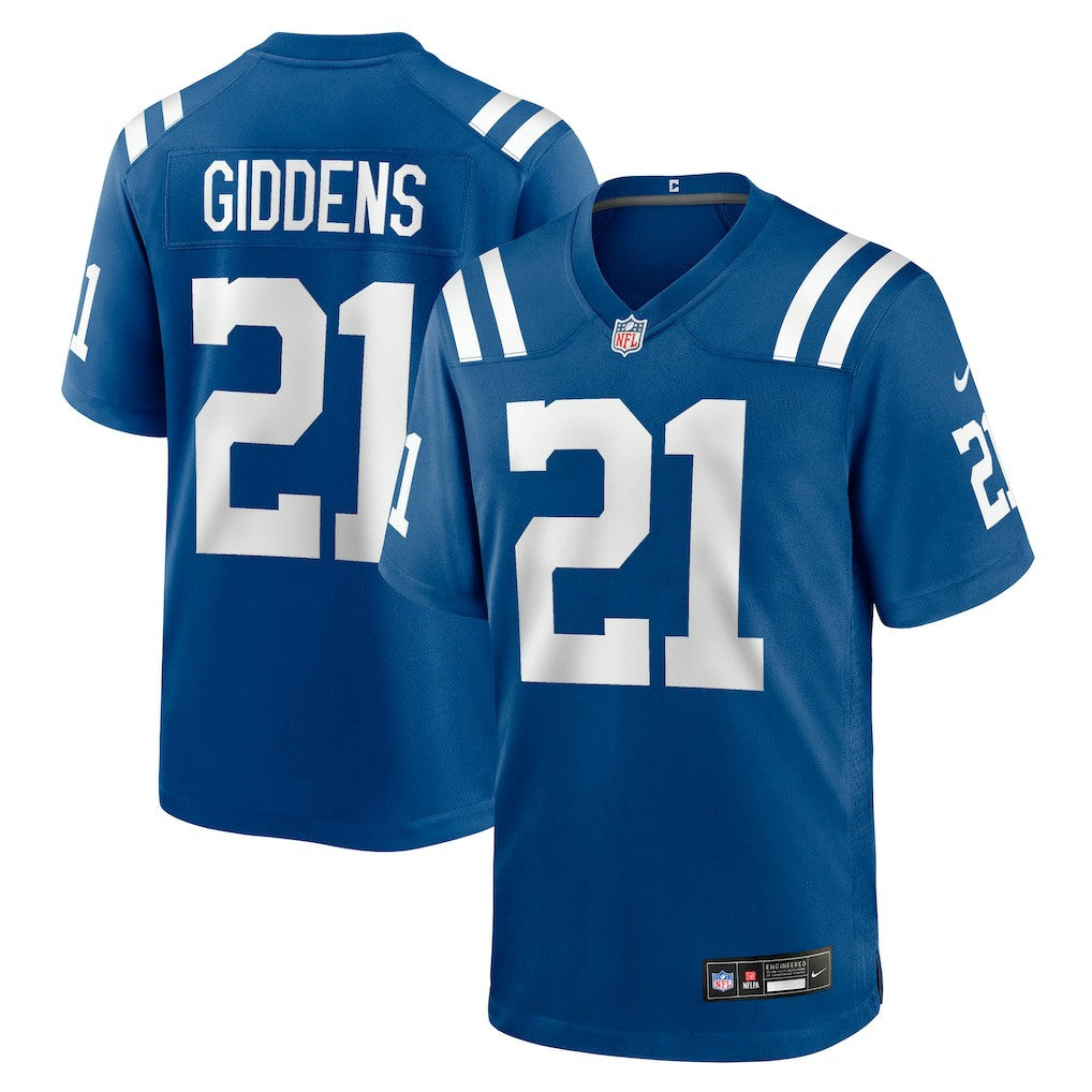 DJ Giddens  Team Game Jersey - Indianapolis Colts