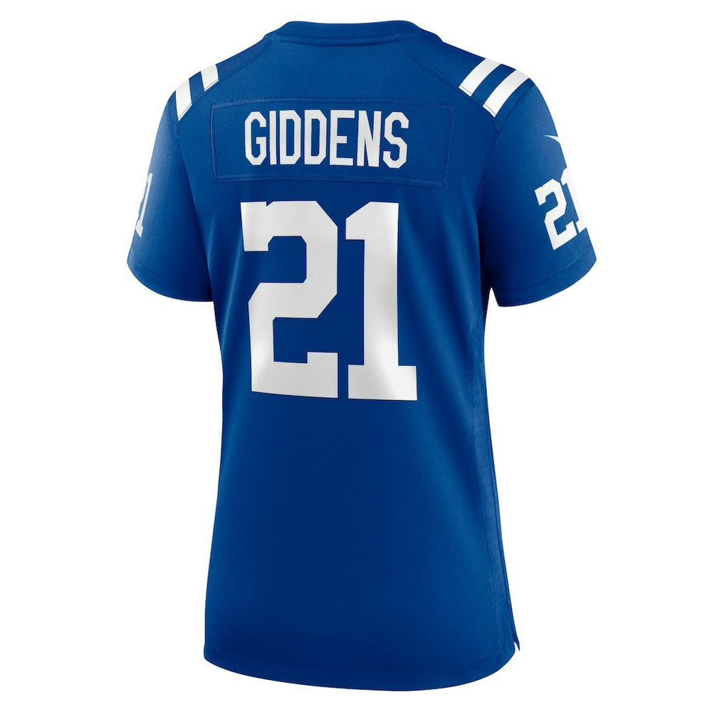 DJ Giddens  Women's Team Game Jersey - Indianapolis Colts