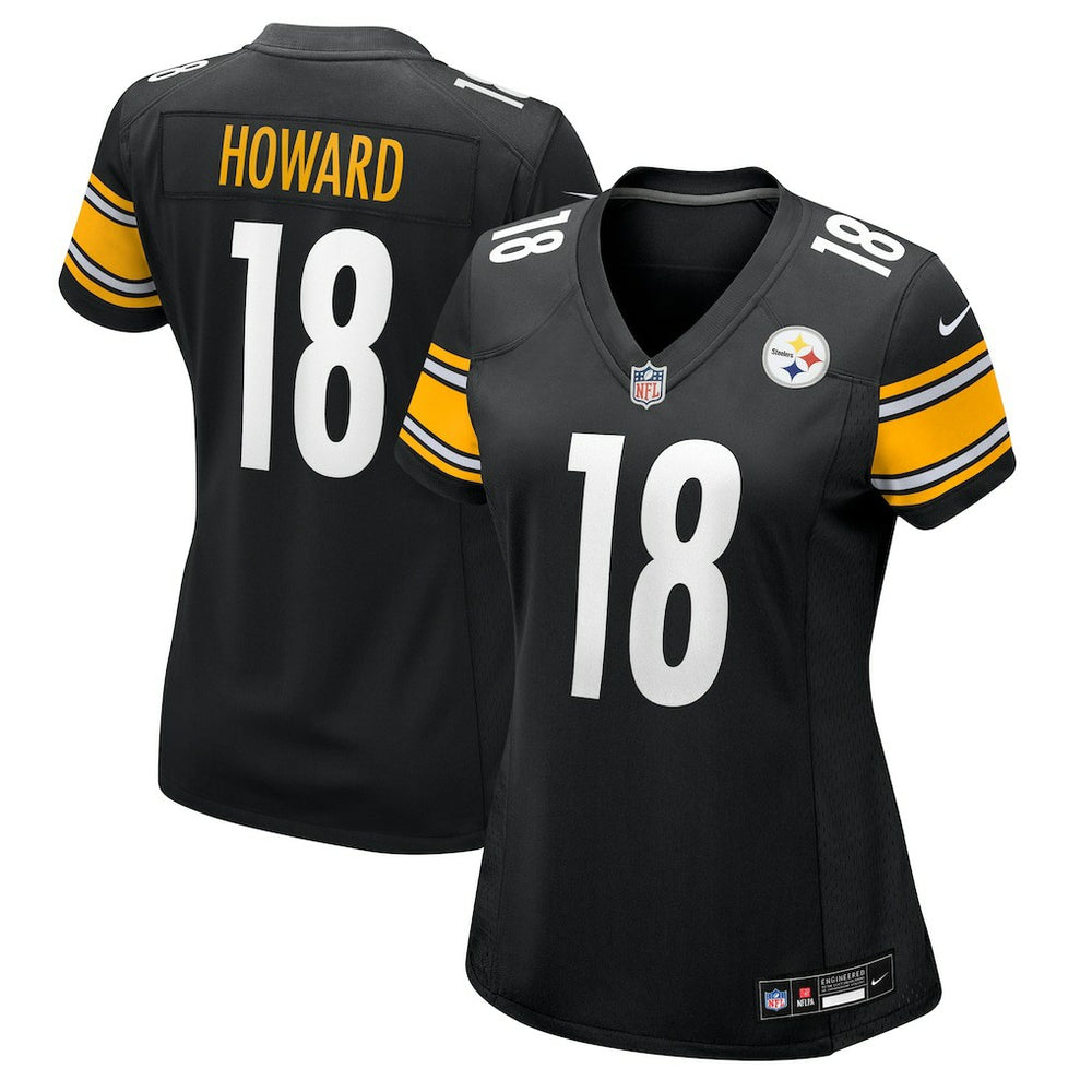 Will Howard  Women's Team Game Jersey - Pittsburgh Steelers