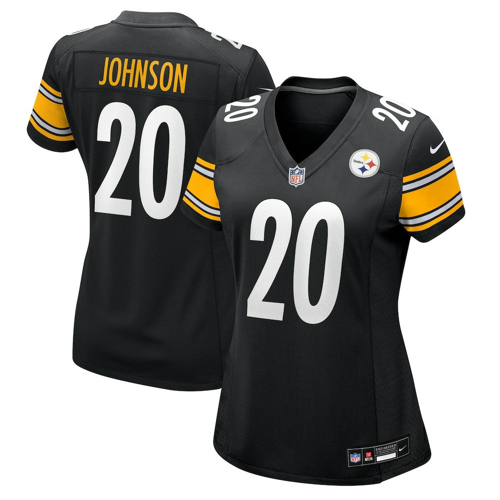 Kaleb Johnson  Women's Team Game Jersey - Pittsburgh Steelers