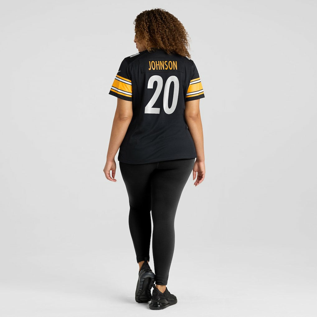 Kaleb Johnson  Women's Team Game Jersey - Pittsburgh Steelers