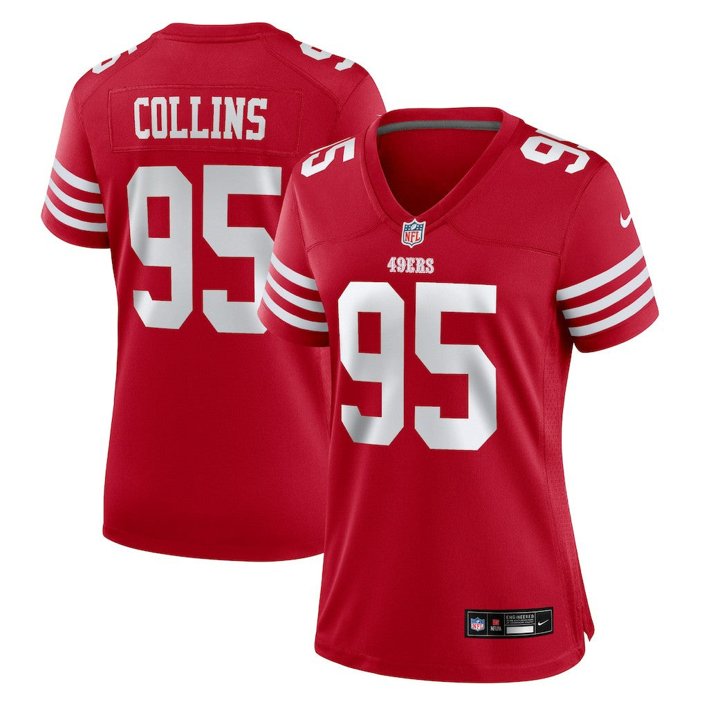 Alfred Collins  Women's Team Game Jersey - San Francisco 49ers