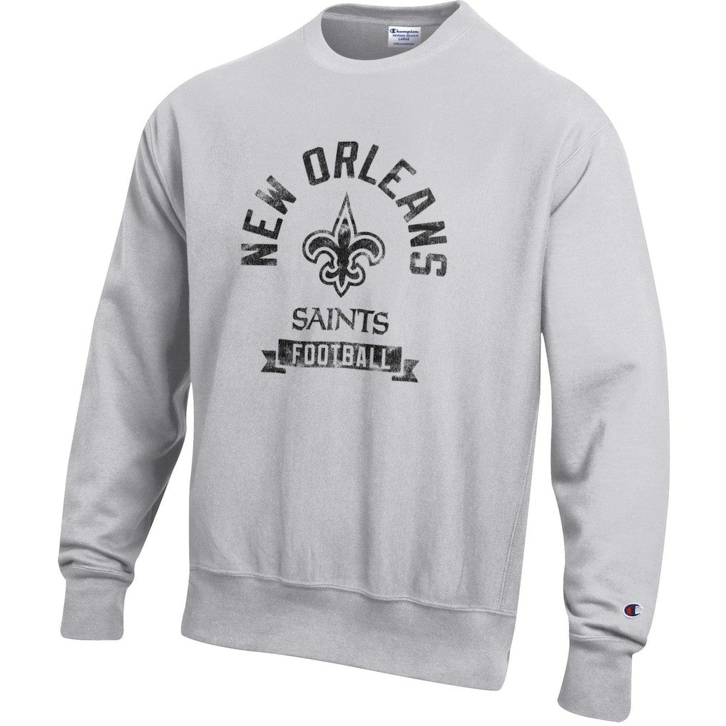 Reverse Weave Fleece Pullover Sweatshirt - New Orleans Saints