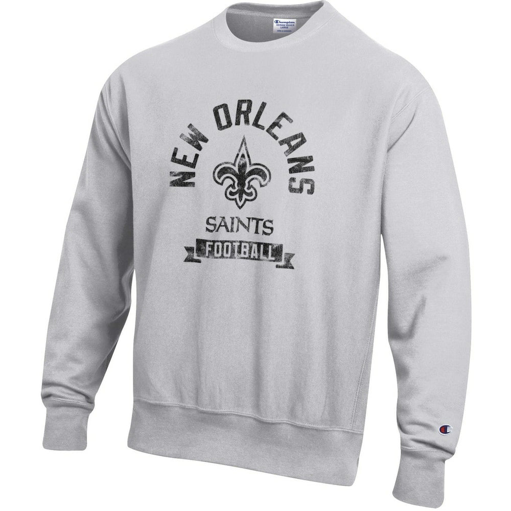 Reverse Weave Fleece Pullover Sweatshirt - New Orleans Saints