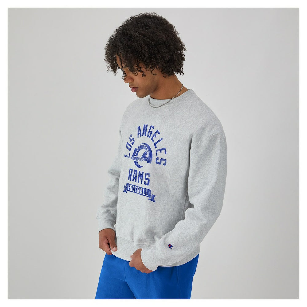 Reverse Weave Fleece Pullover Sweatshirt - Los Angeles Rams