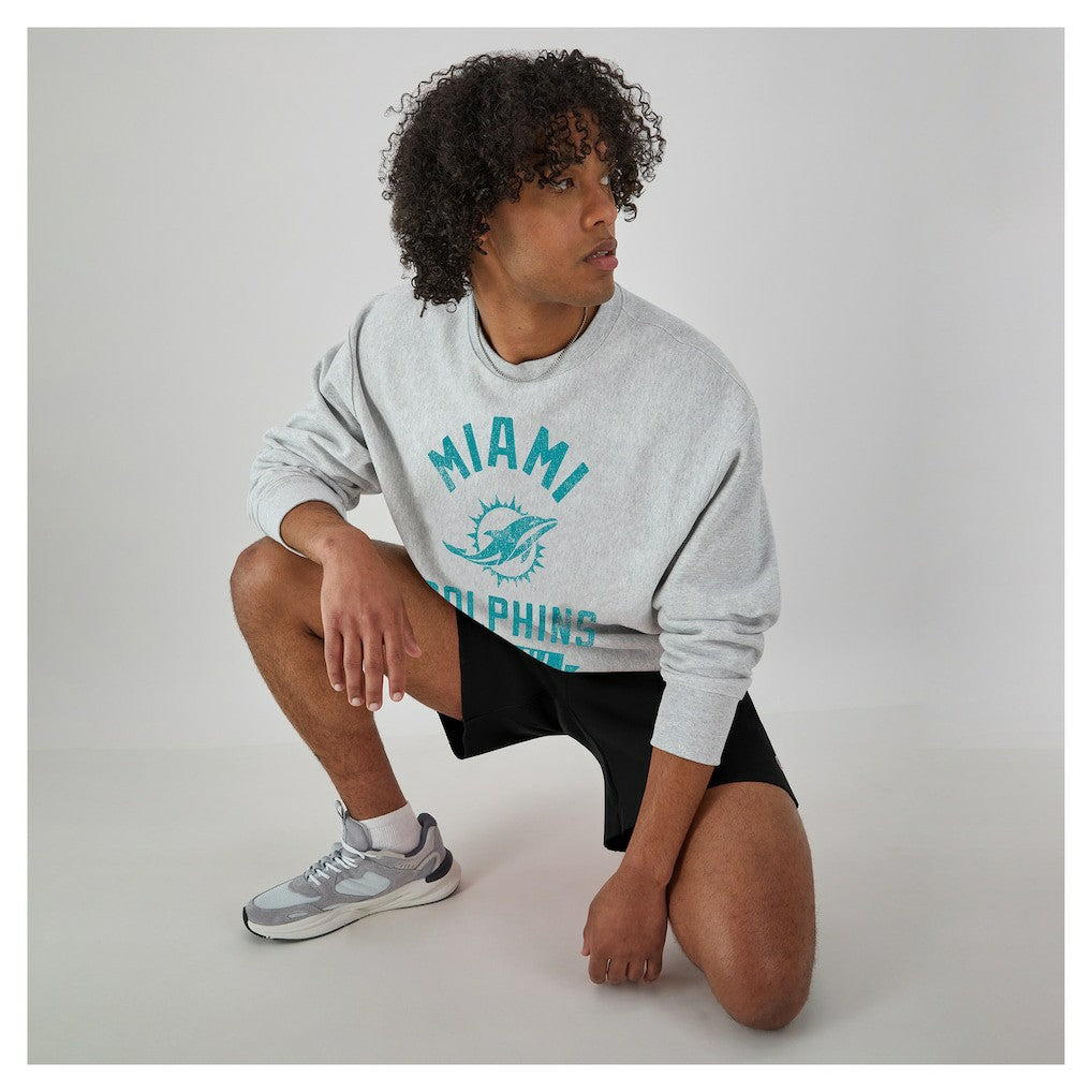 Reverse Weave Fleece Pullover Sweatshirt - Miami Dolphins
