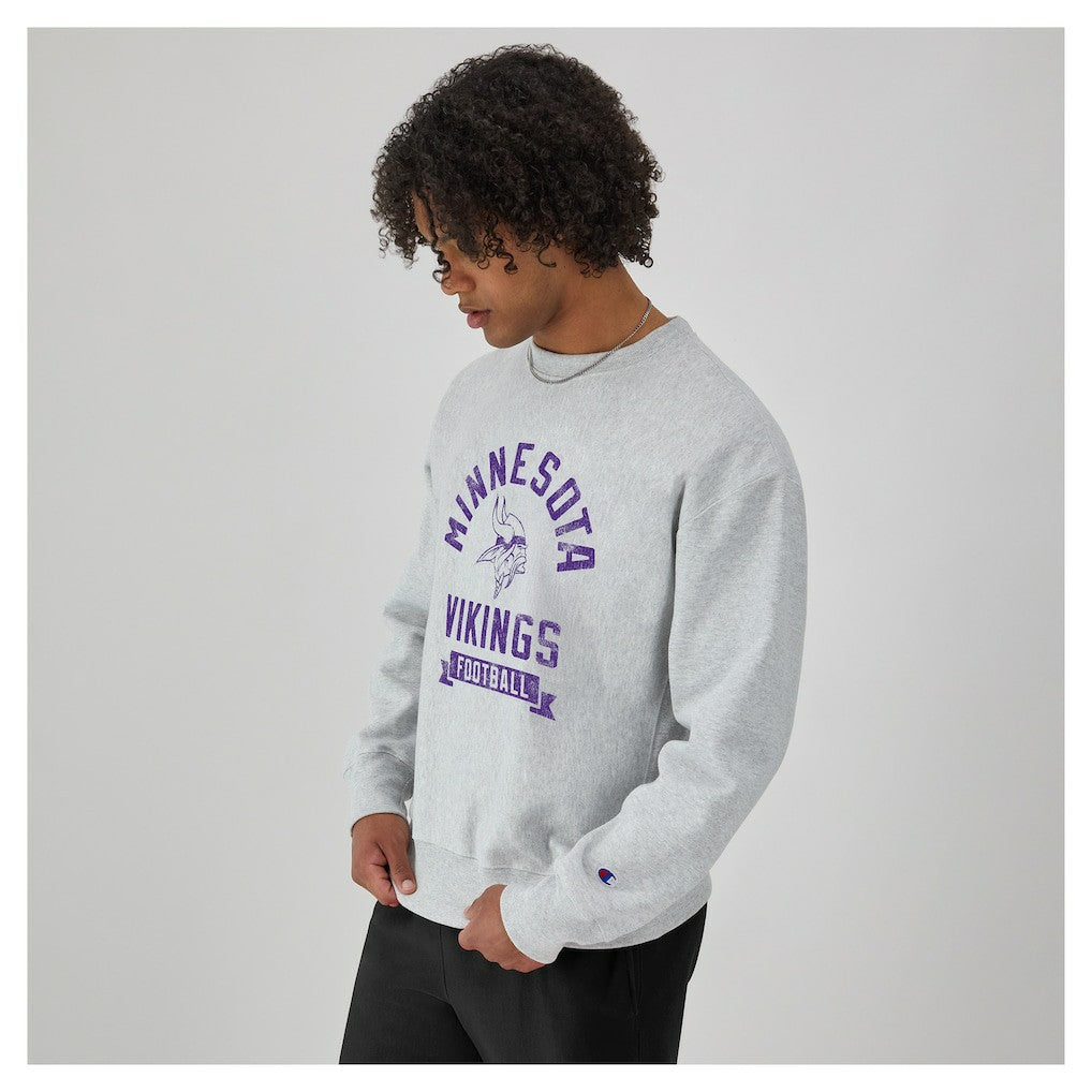 Reverse Weave Fleece Pullover Sweatshirt - Minnesota Vikings