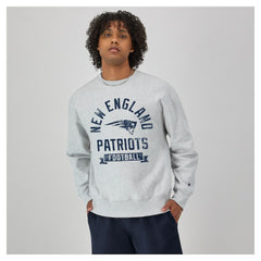 Reverse Weave Fleece Pullover Sweatshirt - New England Patriots