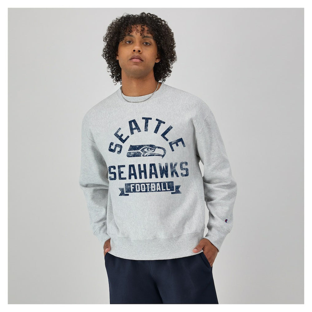 Reverse Weave Fleece Pullover Sweatshirt - Seattle Seahawks