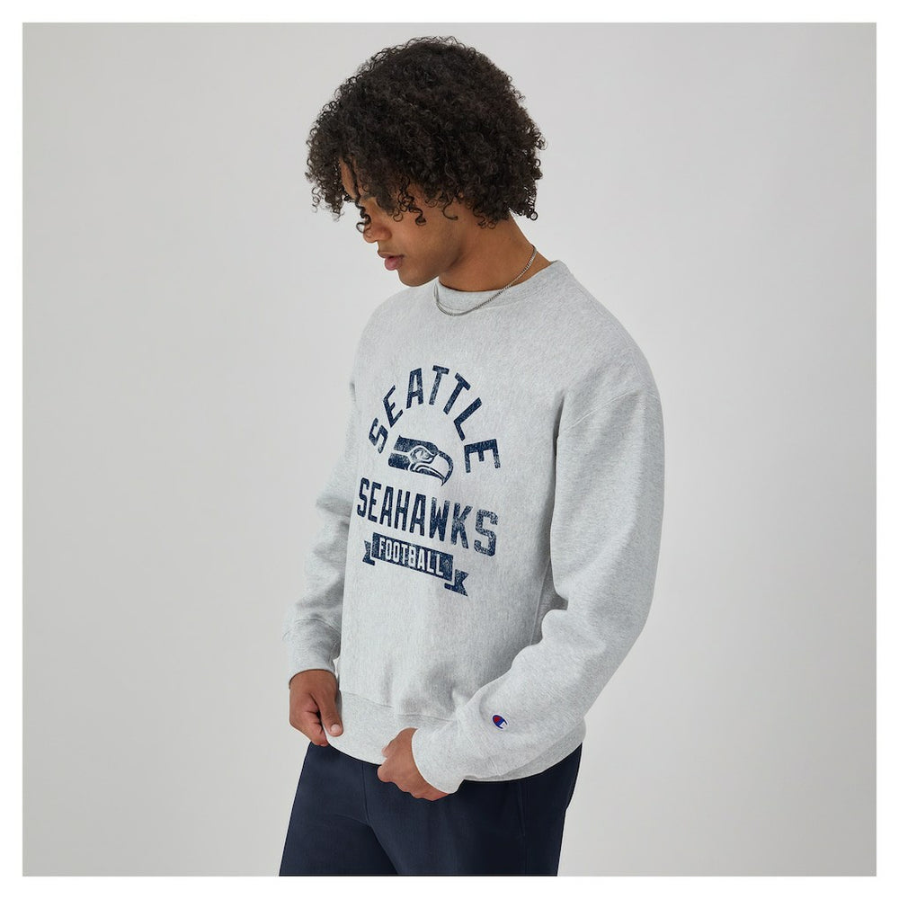 Reverse Weave Fleece Pullover Sweatshirt - Seattle Seahawks
