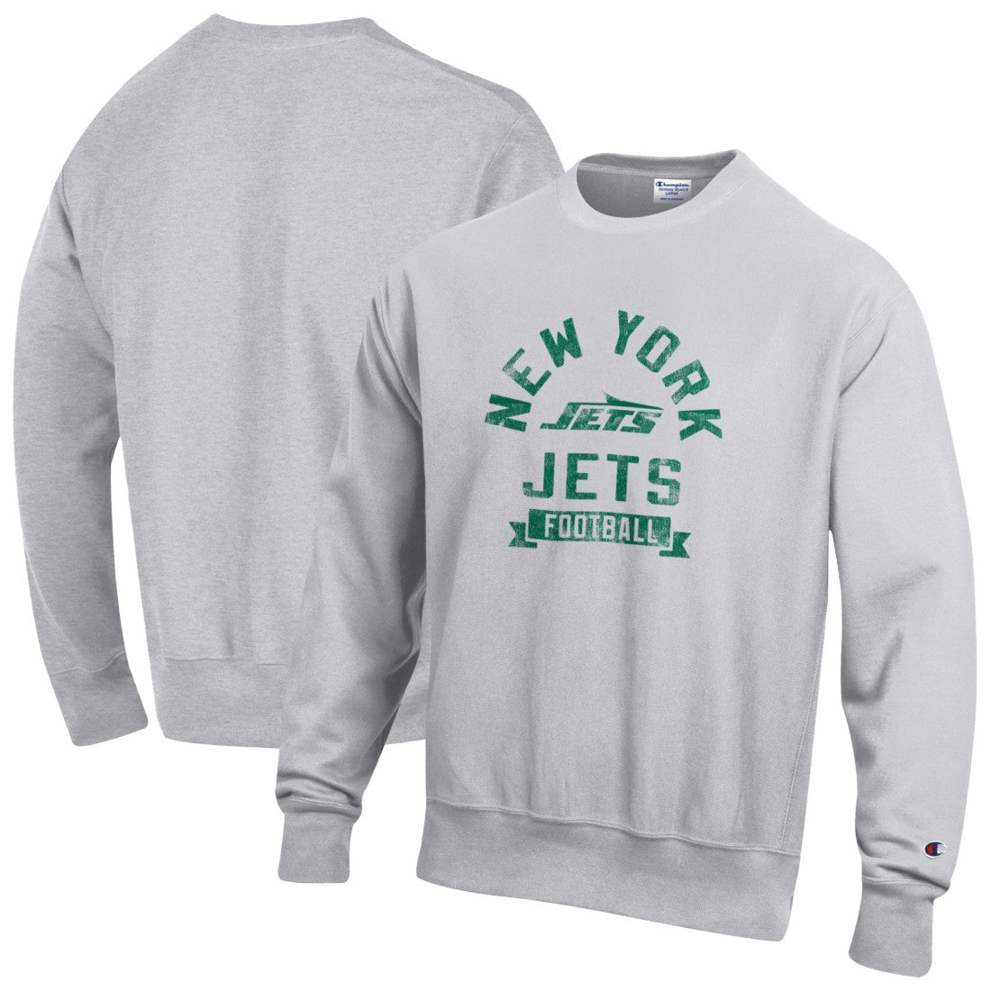 Reverse Weave Fleece Pullover Sweatshirt - New York Jets