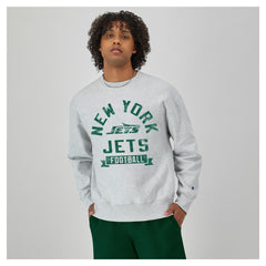 Reverse Weave Fleece Pullover Sweatshirt - New York Jets