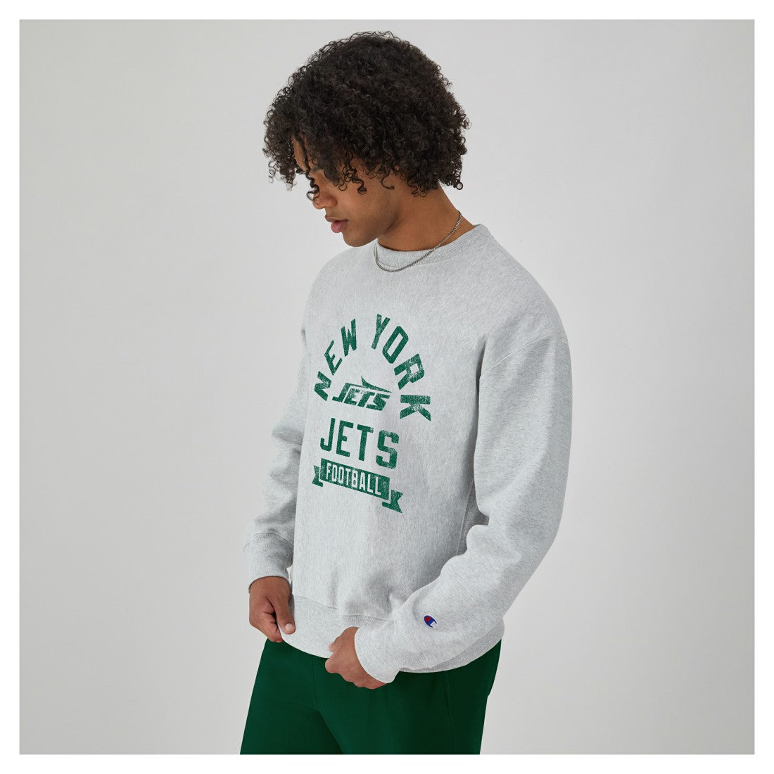 Reverse Weave Fleece Pullover Sweatshirt - New York Jets