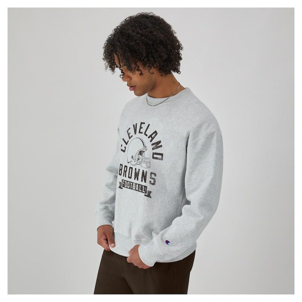 Reverse Weave Fleece Pullover Sweatshirt - Cleveland Browns