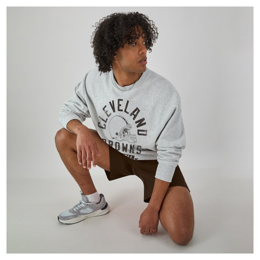 Reverse Weave Fleece Pullover Sweatshirt - Cleveland Browns